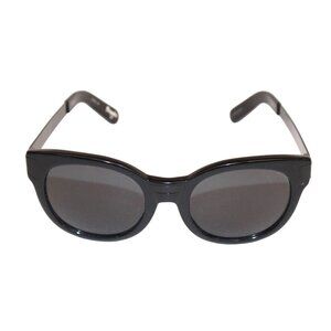 Prive Revaux Sunglasses MK1202 Biscayne Black Semi Cat Eye with Black Lenses